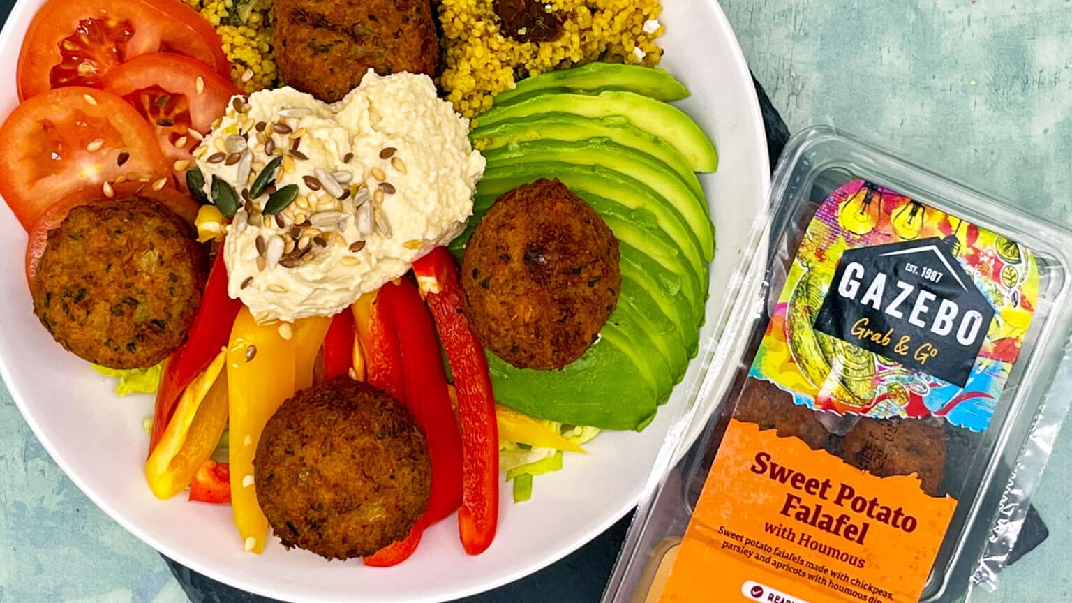 Sweet Potato Falafel Salad Gazebo Cuisine